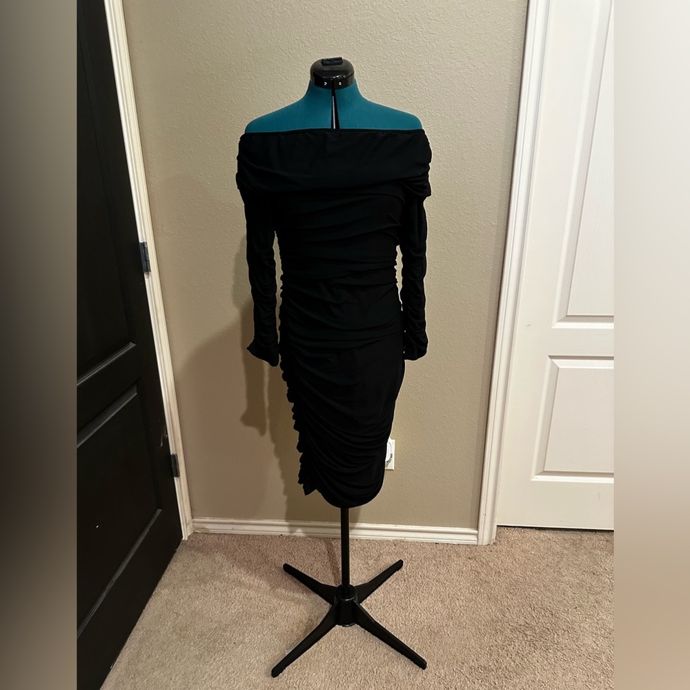 GOKATOSAU Women's Long Sleeve Elegant Mini Dress